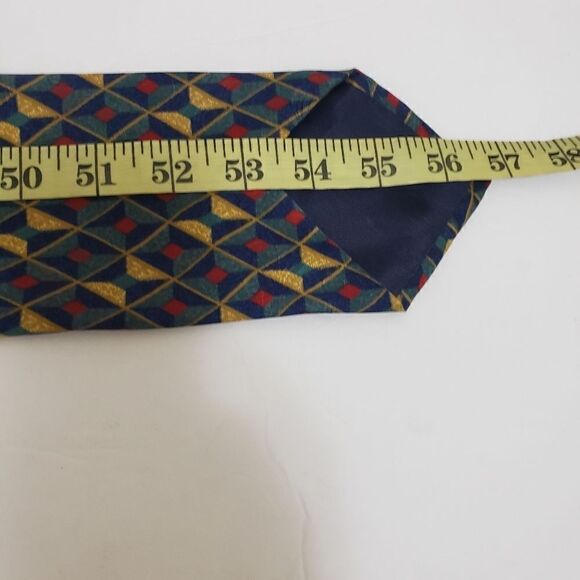 Structure Men's Ties Multicolor 100% Silk Bundle Of 2 - Picture 9 of 11